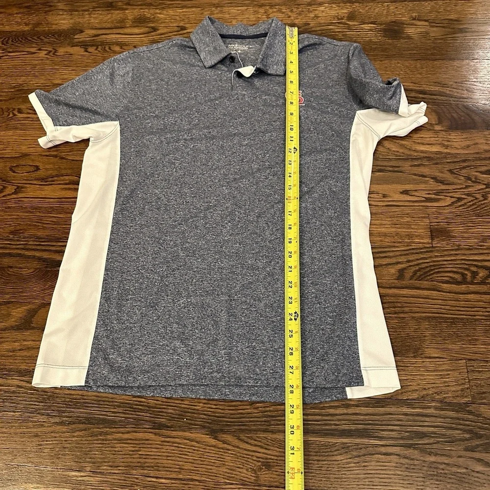 Nike Polo Shirt Mens Large Blue St. Louis Cardinals Dri-FIT Tour‎ Performance